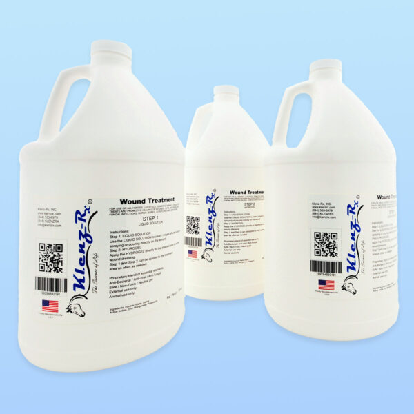 Klenz-Rx Wound Treatment - 1 Gallon Gel + 2 Gallon Saline