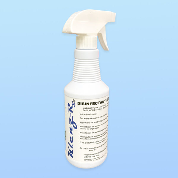 Klenz-Rx Disinfectant - 16oz. bottle & trigger sprayer
